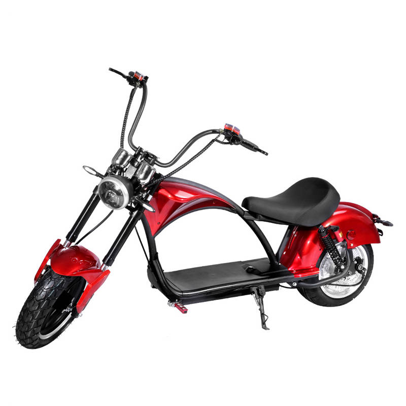 Elektroroller Chopper 45Kmh CP4-3.0 rot 30AH Batterie