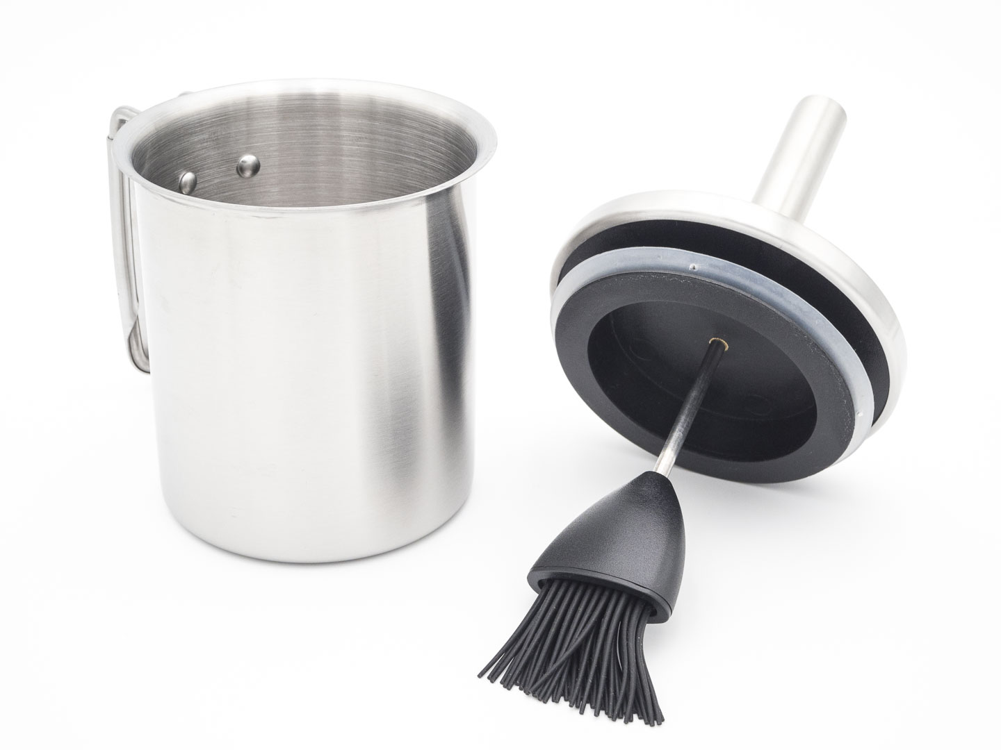 All'Grill® Marinier Set mit Silikonpinsel Edelstahl