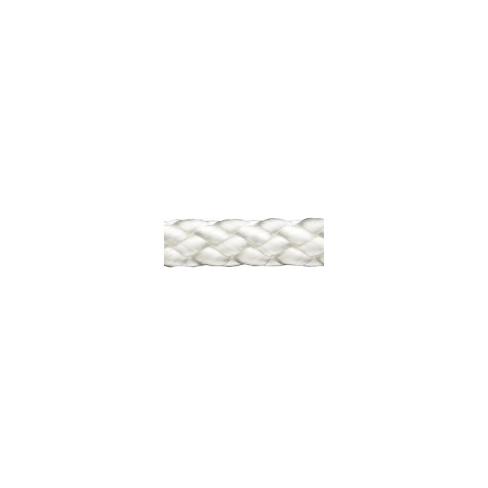 PA-Seil 2 mm, 8-fach geflochten, weiß, thermofixiert, Meterware