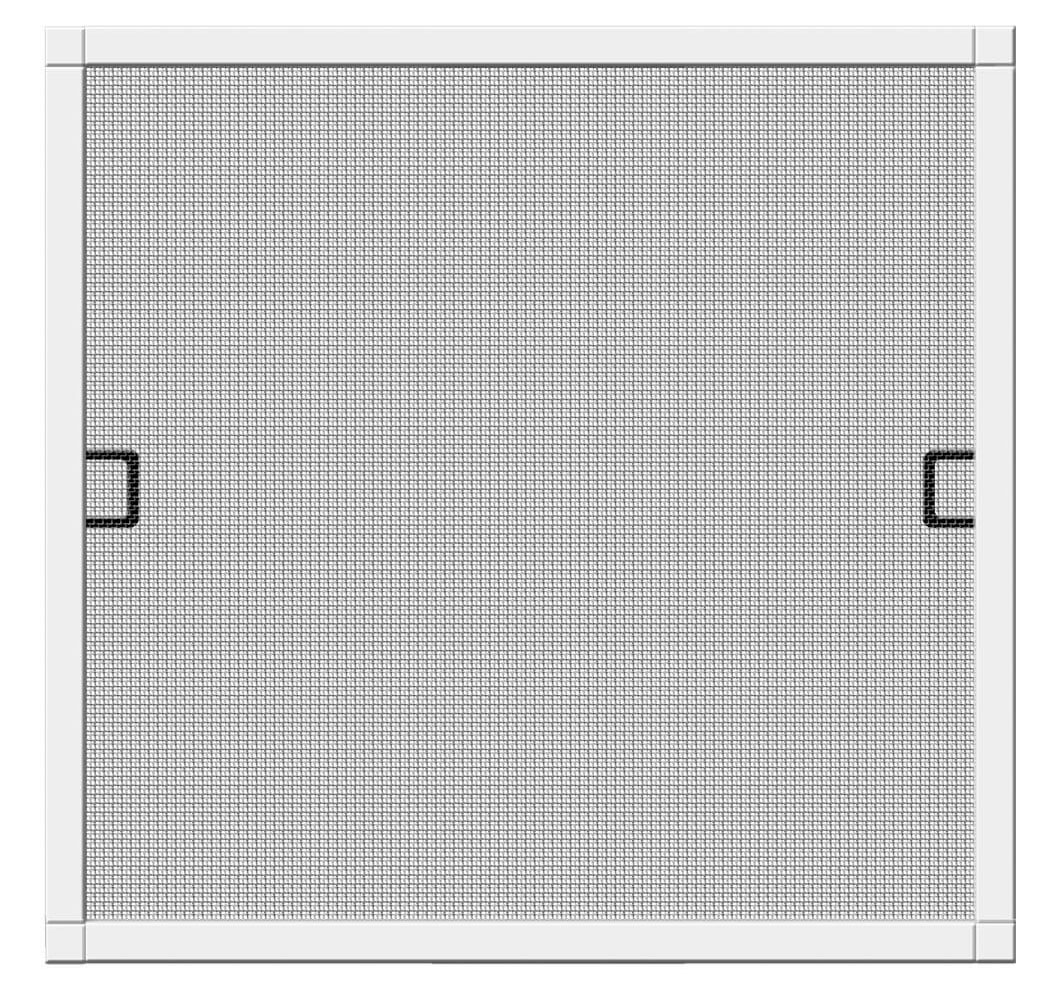 Fliegengitter Premium für Fenster Schellenberg Alu 100x120 weiß