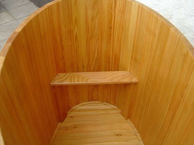 Tauchbecken  Achleitner 420L Kambalaholz natur