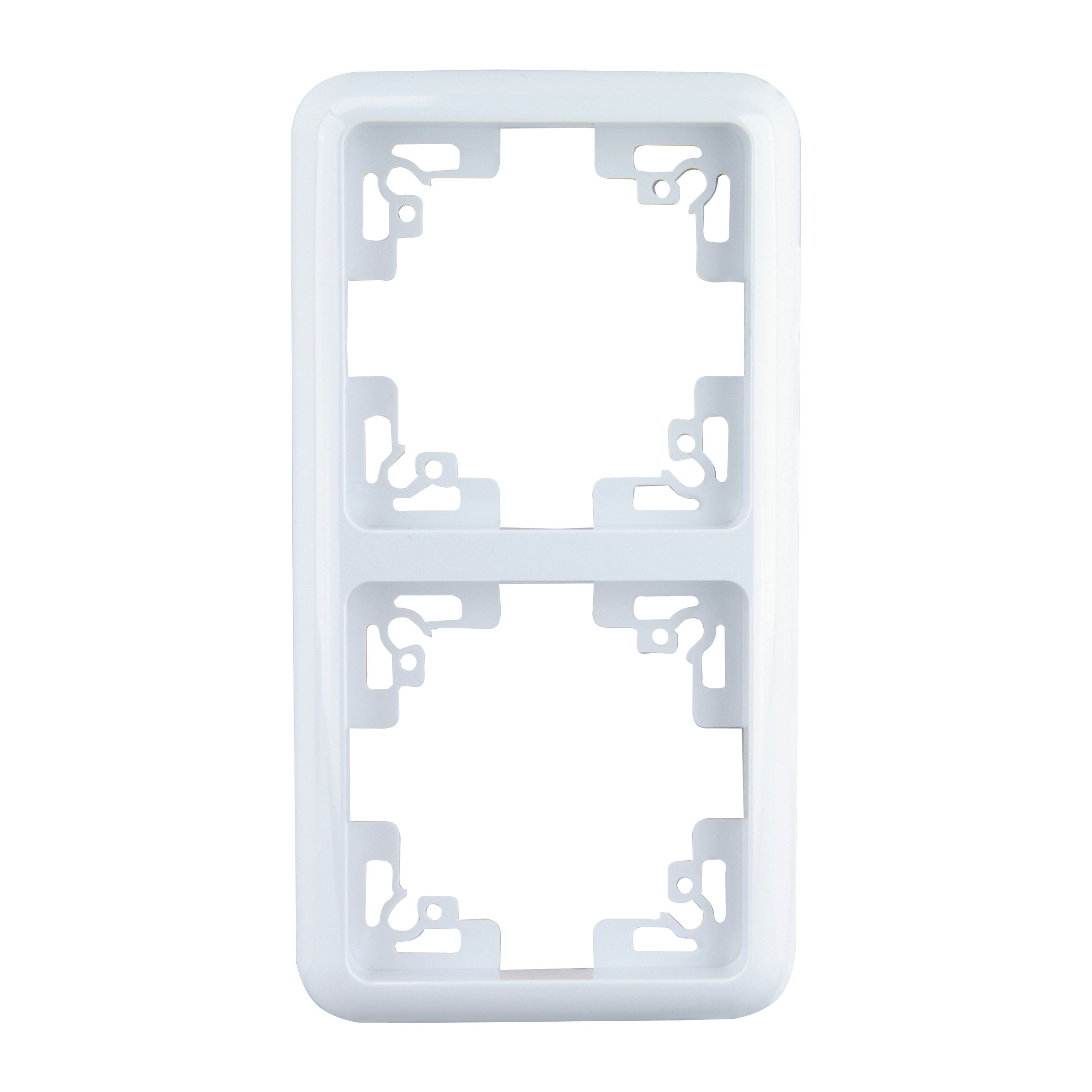 Unitec Abdeckrahmen 2-fach Montreal Serie 502 ultraweiß 1 Stück