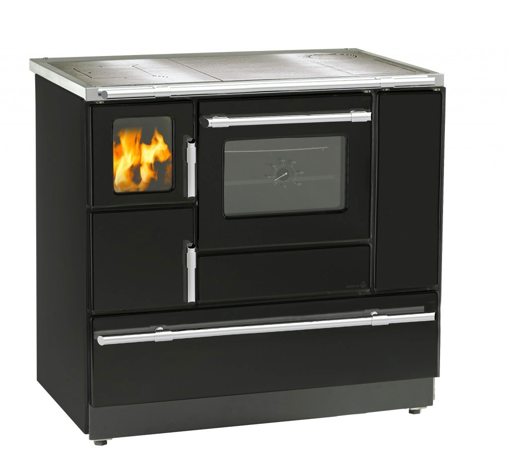 Wamsler Küchenherd K 138 F 91 cm schwarz, rechts, Stahlplatte