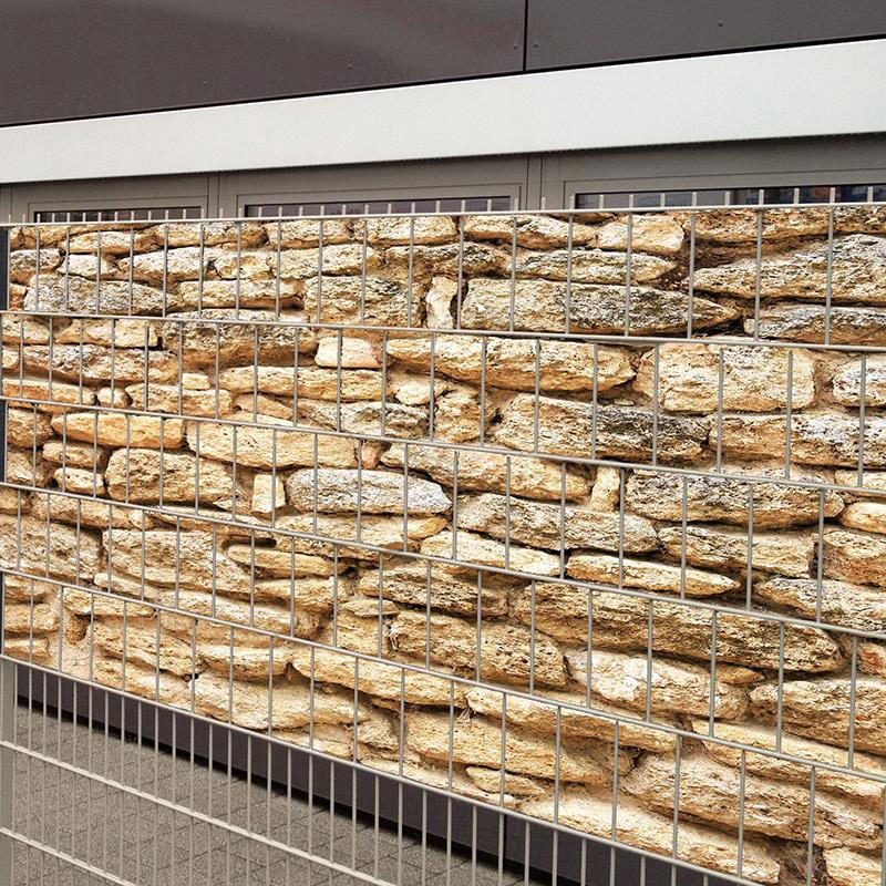 Sichtschutz / Zaunblende PVC Noor 0,19x35m bedruckt Mediterran