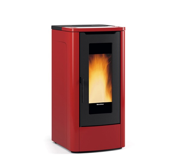 Pelletofen La Nordica TEOREMA PLUS bordeaux 12kW