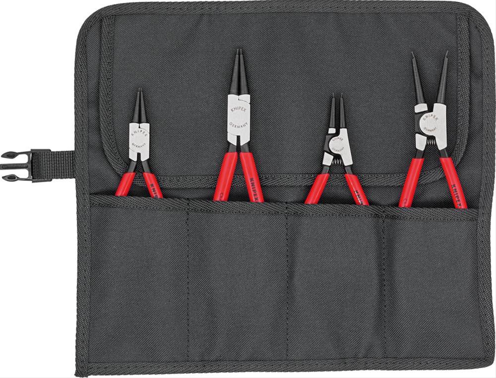 Sicherungsr.-Zangen-Set 4tlg.in Rolltasche Knipex