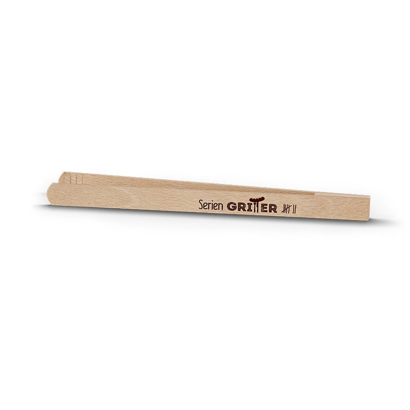 Grillzange Holz "Serienkiller"