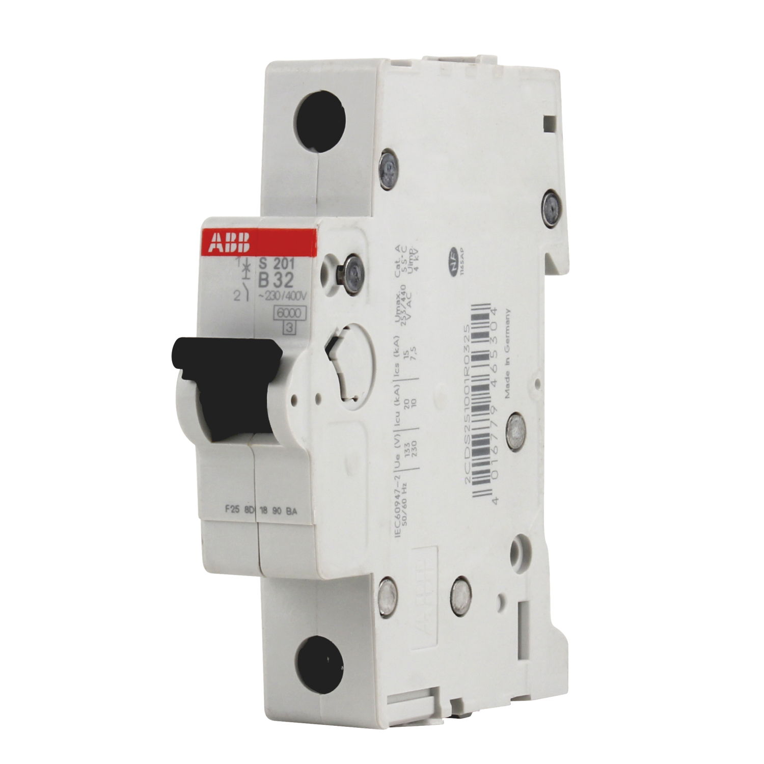 ABB Sicherungs-Einbauautomat S201-B32 32A B 1-polig