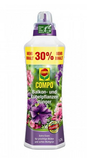 COMPO Balkon und Kübelpflanzendünger 1,3L