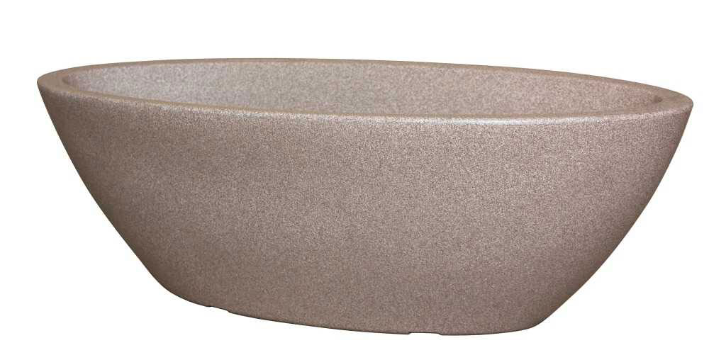 Geli Blumentopf / Pflanzschale Rimini 59x25 cm taupe