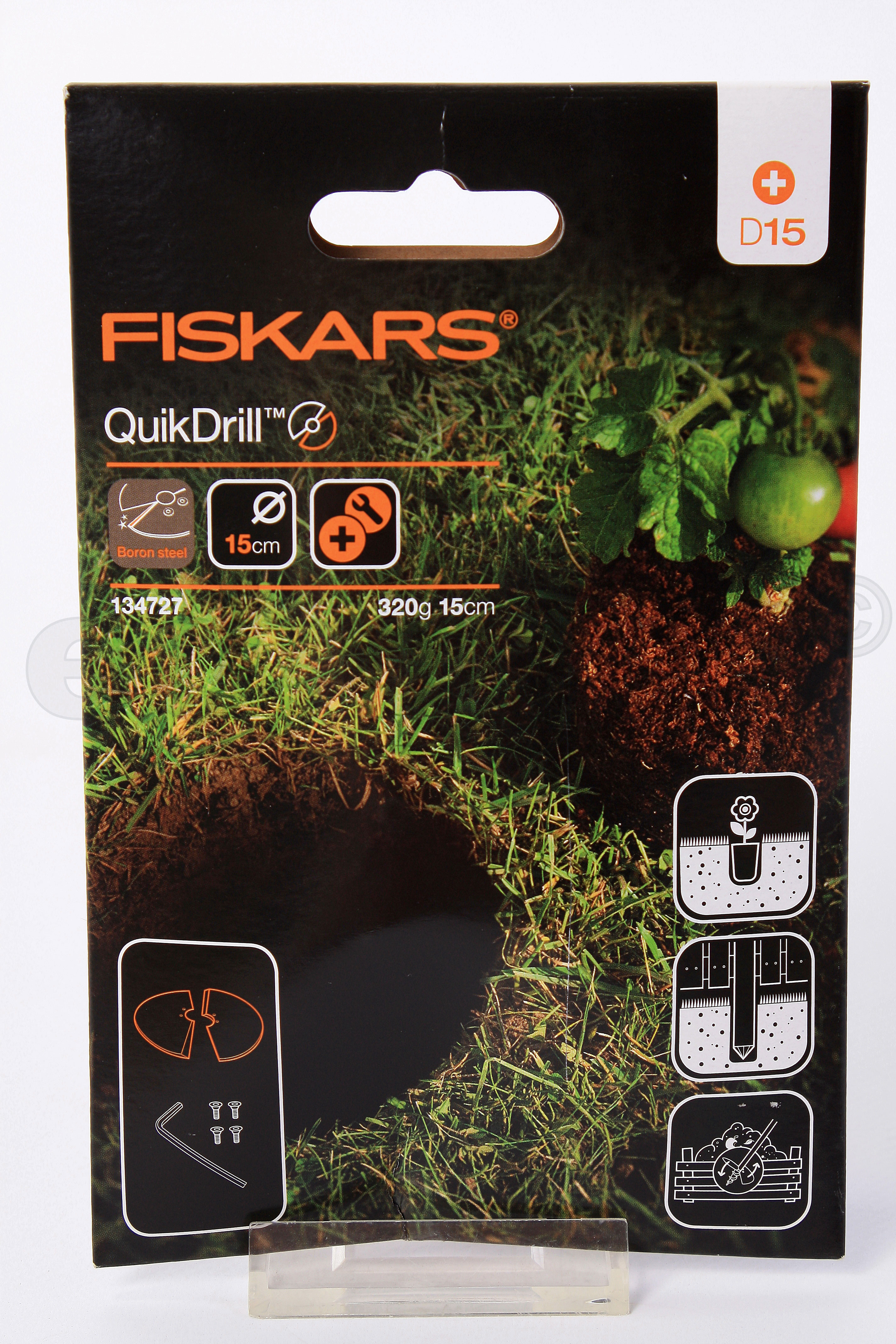 FISKARS Erweiterung Klingen QuikDrill 150mm für Handerdbohrer
