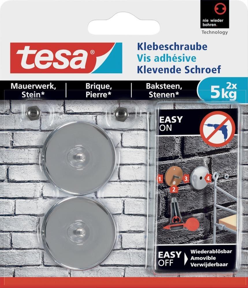 Klebeschraube f.Mauern rund Haftkraft 5 kg
