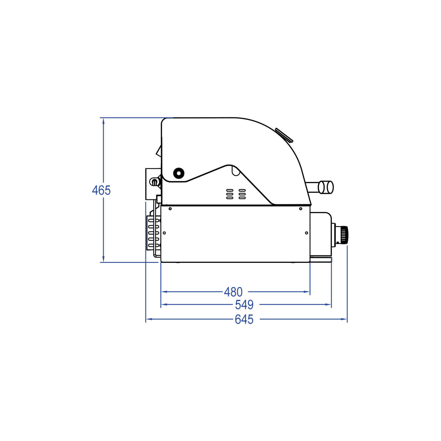 All'Grill® Gasgrill Einbaugrill CHEF L - BUILT-IN Air System 71x46cm