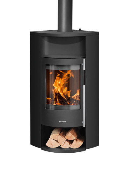Polar Neo Eckkaminofen schwarz 6,5kW