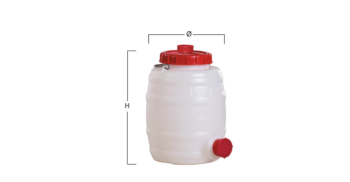 GRAF® Getränkefass Mostfass Universal Fass rund 80 Liter 825054