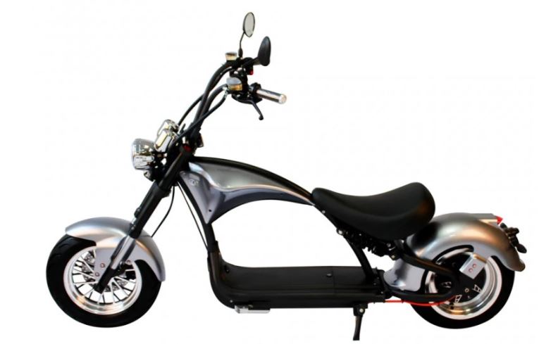 X9-Plus E Chopper silber-matt