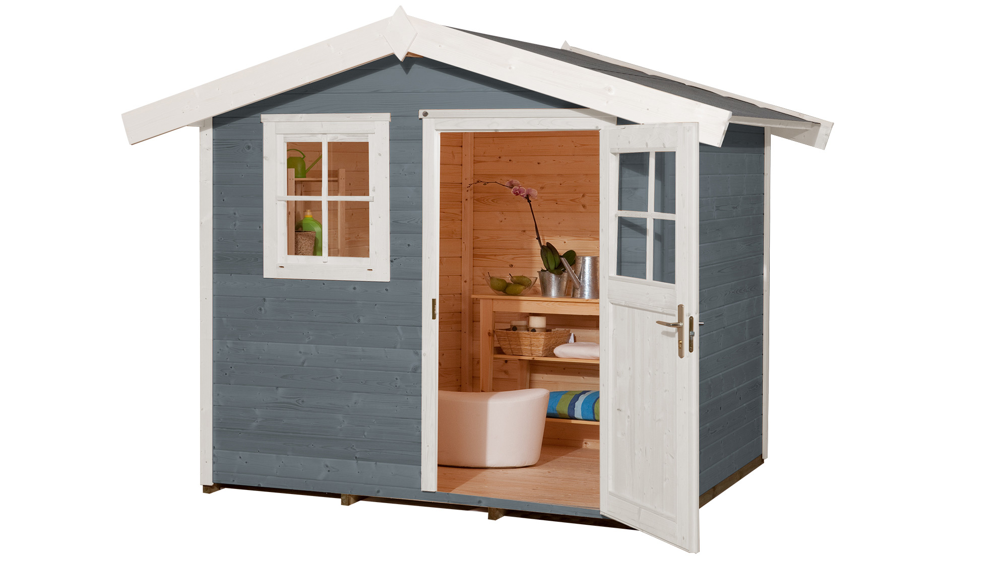 weka Gartenhaus 123 Gr.2, grau