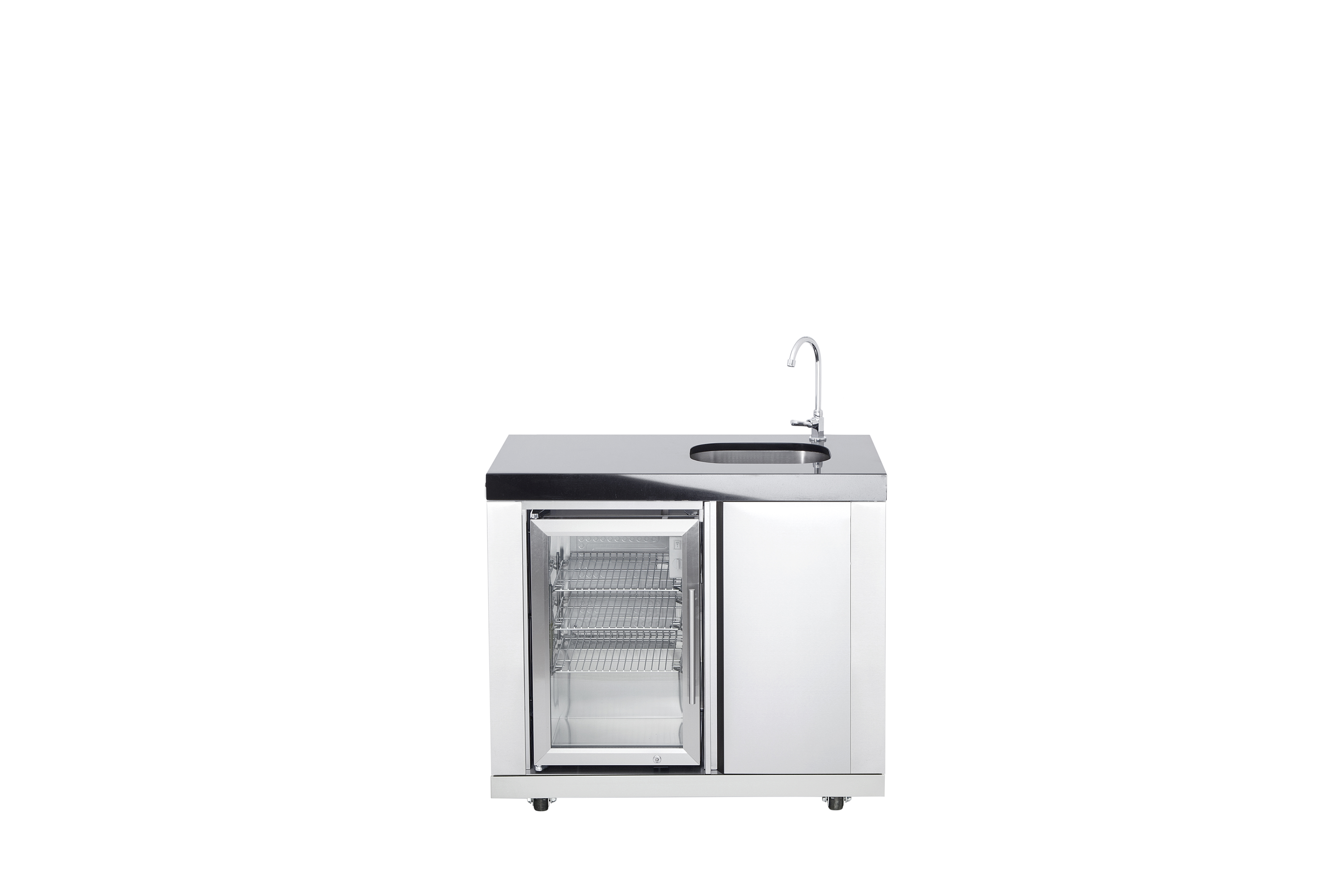 All'Grill® Modul 11 Waschbecken Kühlschrank Kombi Outdoorküche