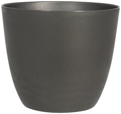 Geli Übertopf Pure round 18 cm anthrazit