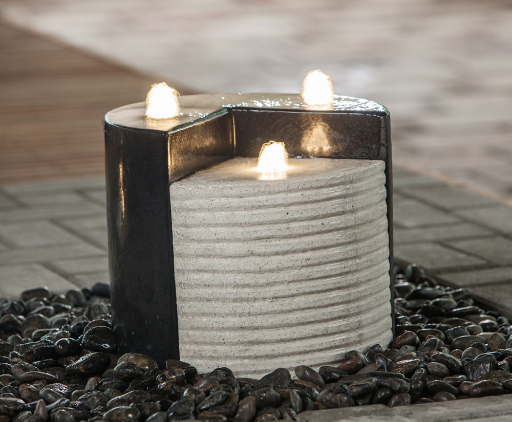 Heissner Gartenbrunnen Gap LED