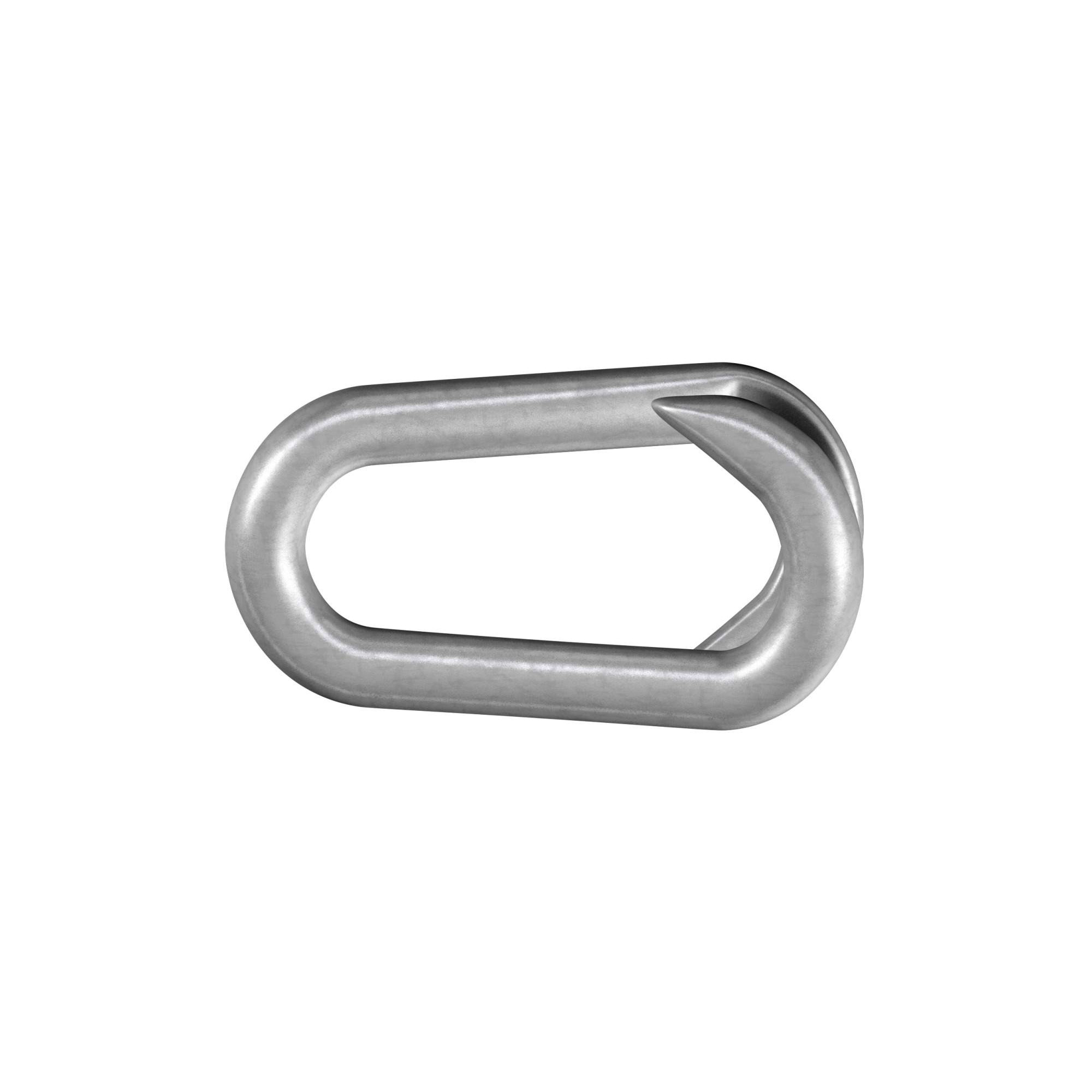 Notglied 2er-Set Stahl galvanisch verzinkt