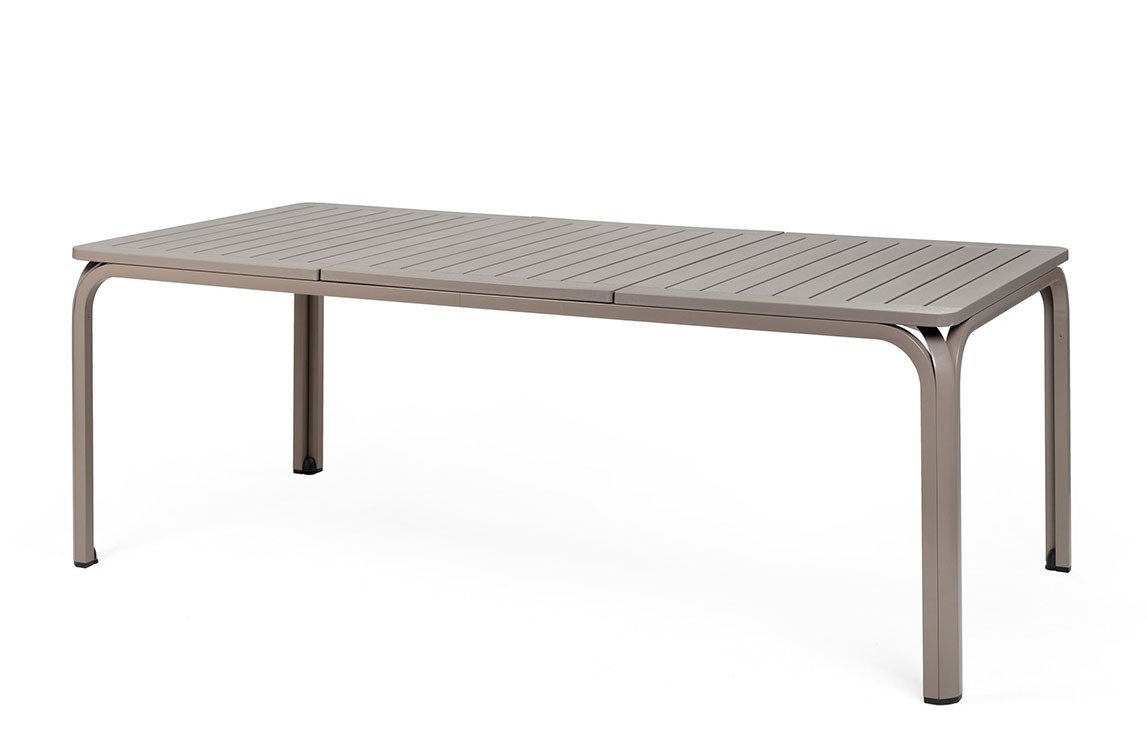 Nardi Gartentisch Alloro 210/280x100cm Alu / Kunststoff tortora