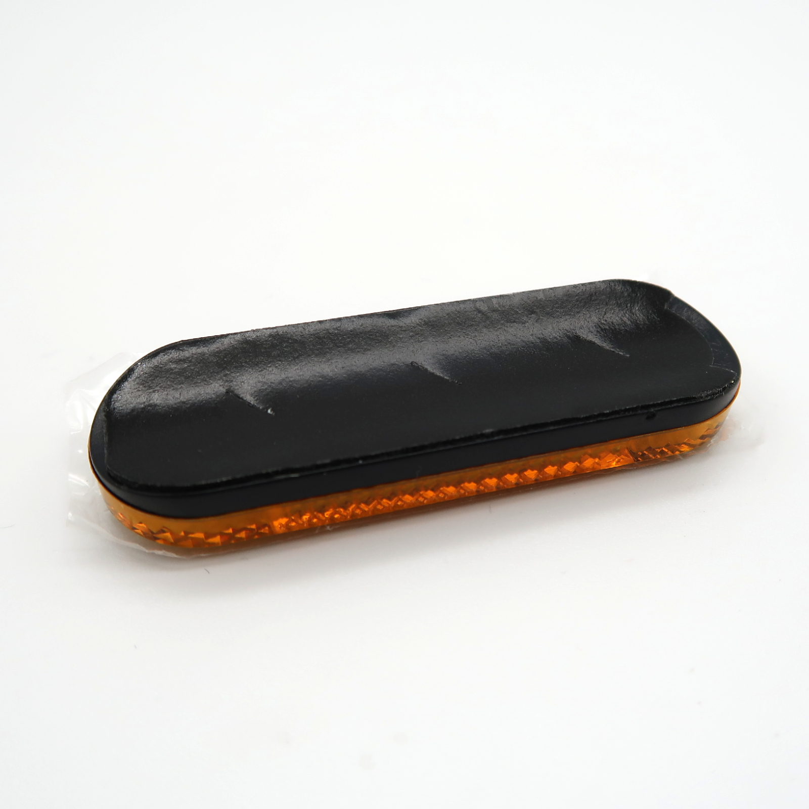 Rolektro Reflektor, elliptisch, Orange, vorne, 1 Stück für Kick20Pro