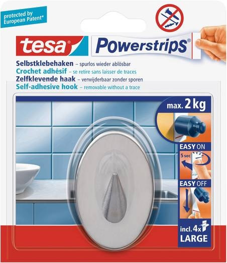 Metall-Haken Oval Farblos