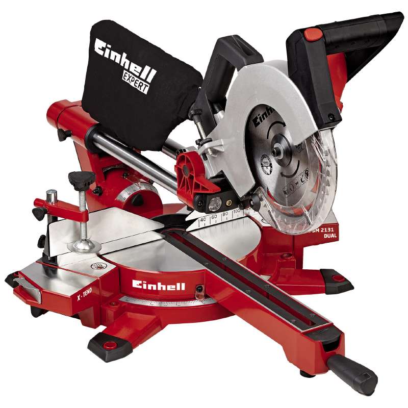Einhell Zugsäge / Kappsäge / Gehrungssäge TE-SM 2131 Dual 1600Watt