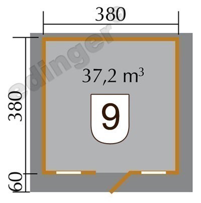 weka Weekendhaus 138 Gr.2, 45 mm, V60, ET, 2 EF