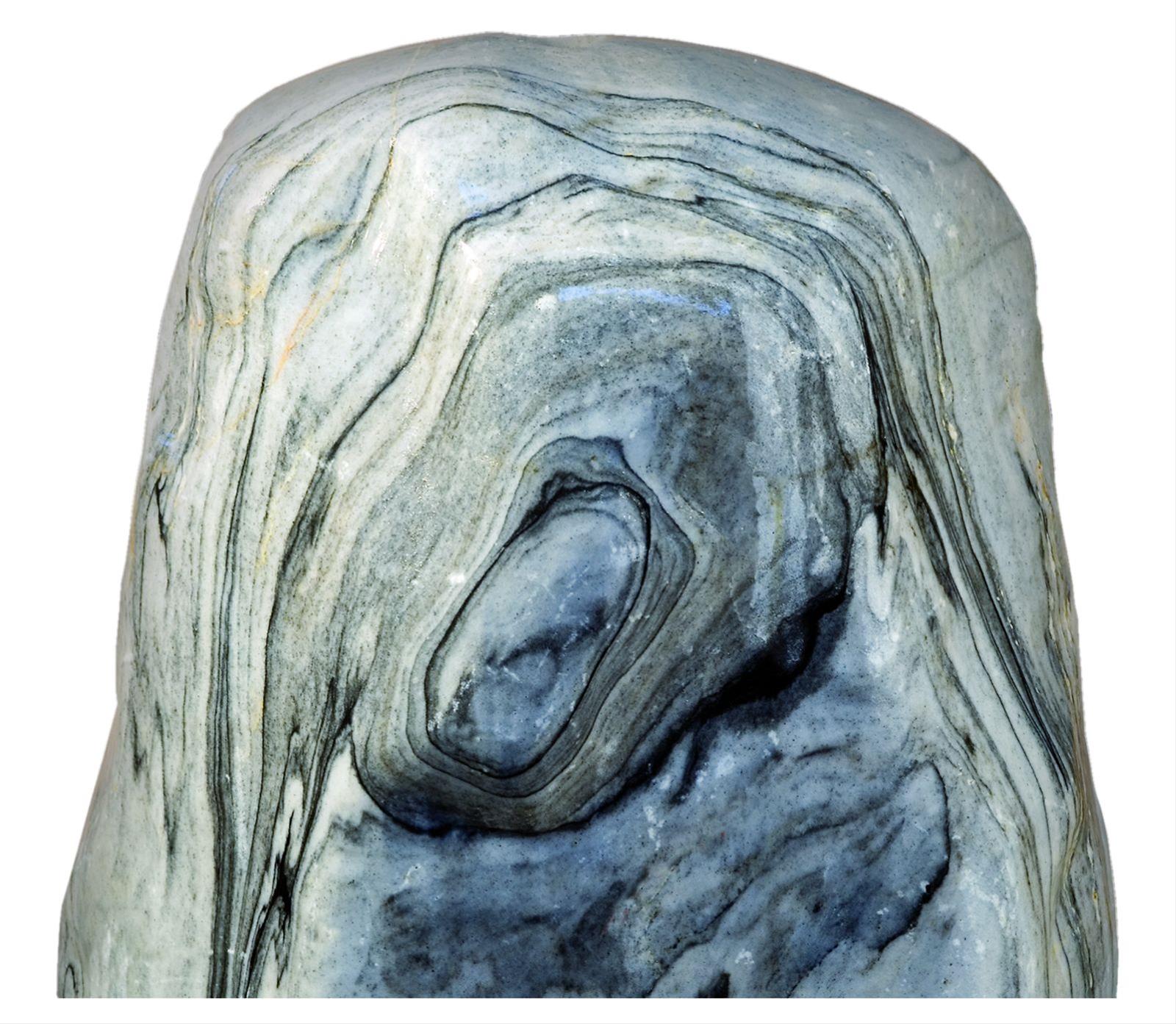 GardenForma Gartenbrunnen Findling Black Cloud Marmor