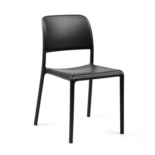 Nardi Gartenstuhl / Stapelstuhl Riva Bistro Kunststoff anthrazit