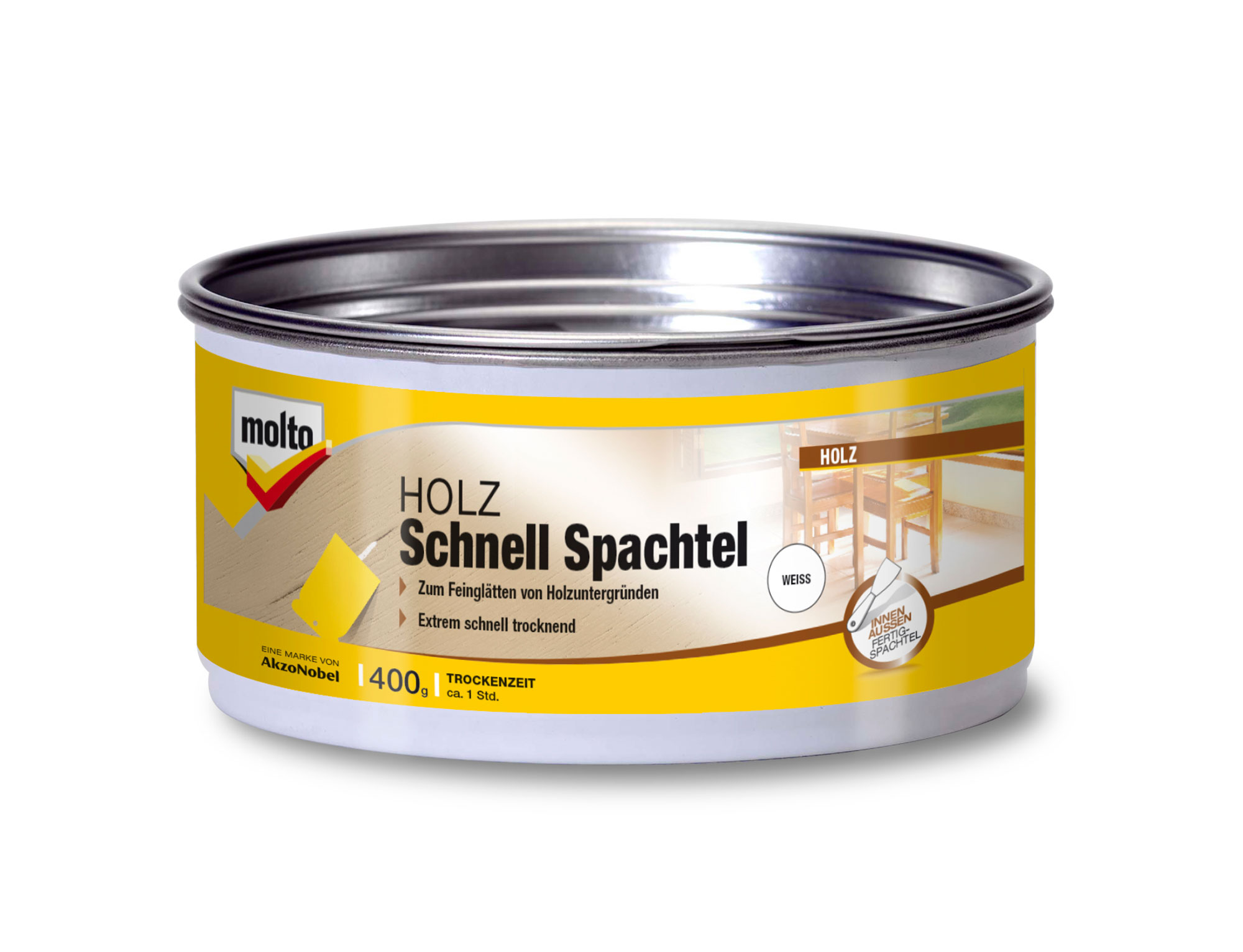 Molto Holz-Schnell-Spachtel 400g