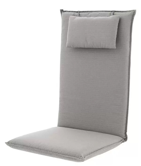 Doppler Auflage / Polster HL ELEGANT grau 119x48x6cm D.2427