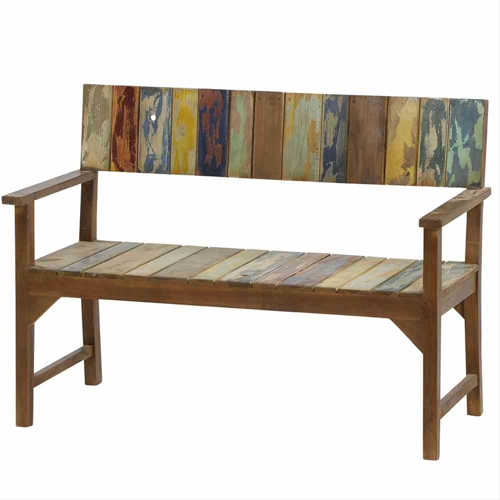 Gartenbank 2-Sitzer Siena Garden Palu Teak recycled boatlook