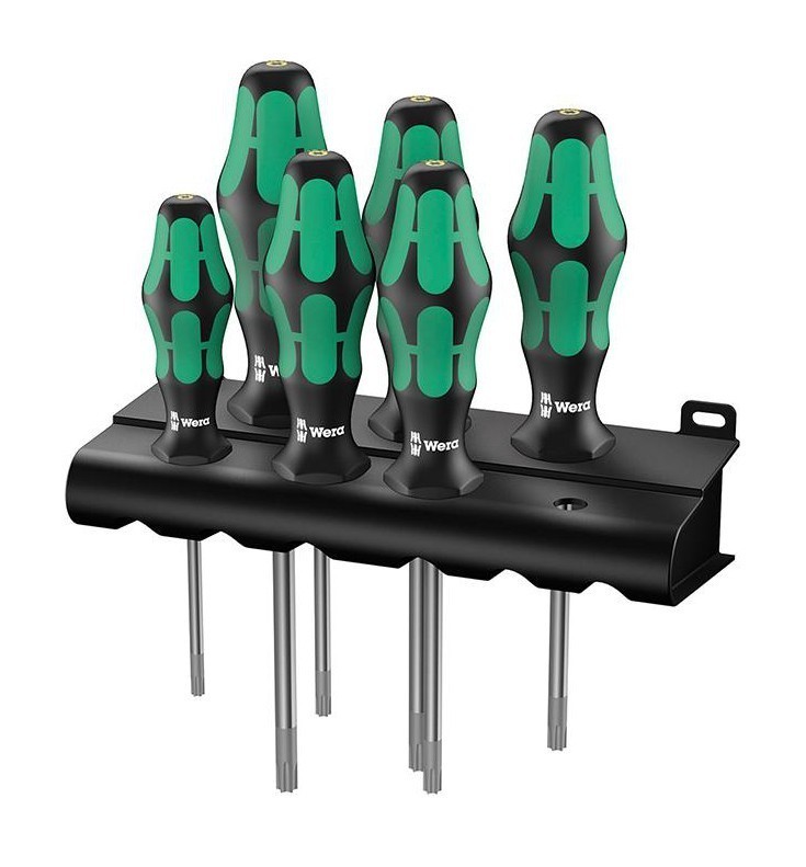 Schraubendreher Satz mit Festhaltefunktion 6-tlg. Torx Wera