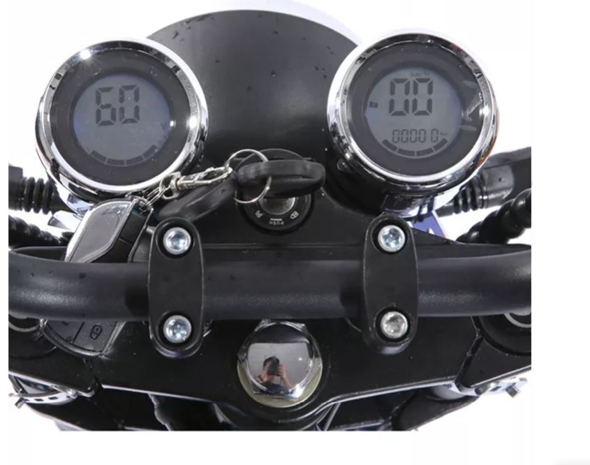Elektroroller Chopper 45Kmh CP4-3.0 rot 30AH Batterie
