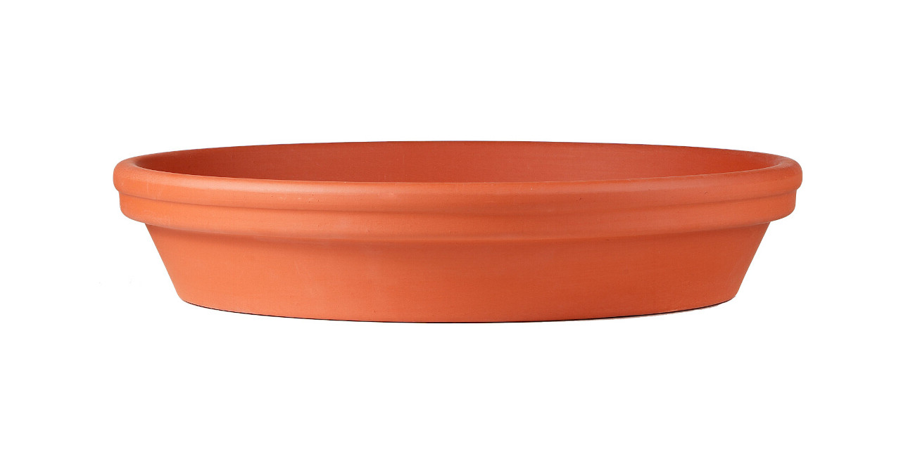 Untersetzer Blumentopf Ton Ø17,8x3,7cm terracotta