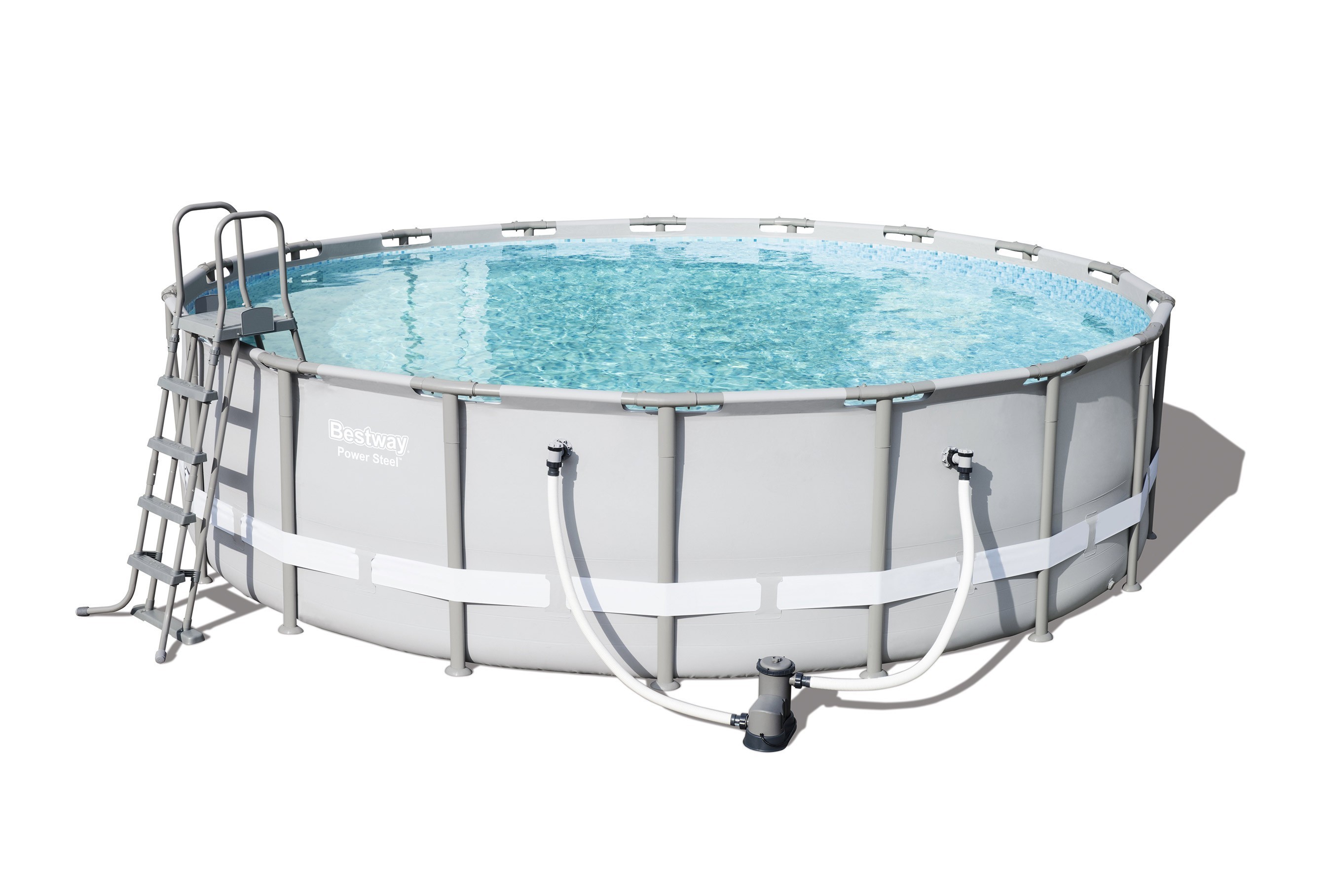 Pool / Frame Pool Bestway Power Steel Komplett-Set Ø 549x132cm