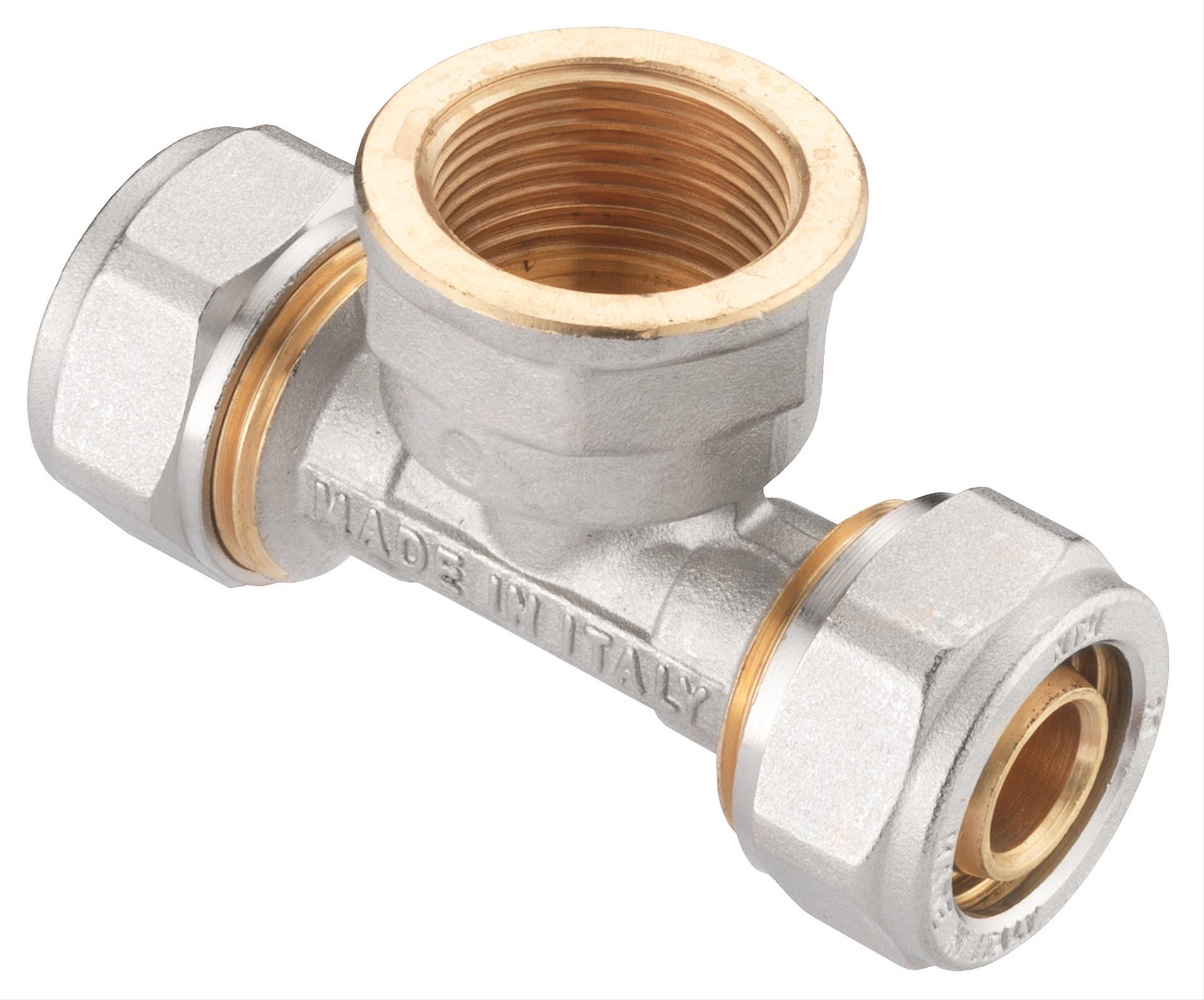 VRS T-Stück 16mm x 3/4" IG kpl.