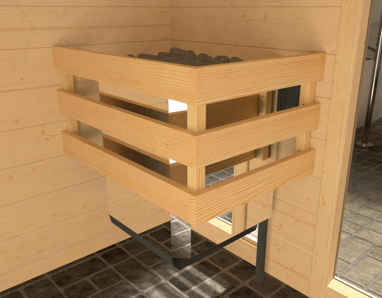 Weka Sauna VALIDA 9,0 kW K Gr.4 Glastür mit Fenster