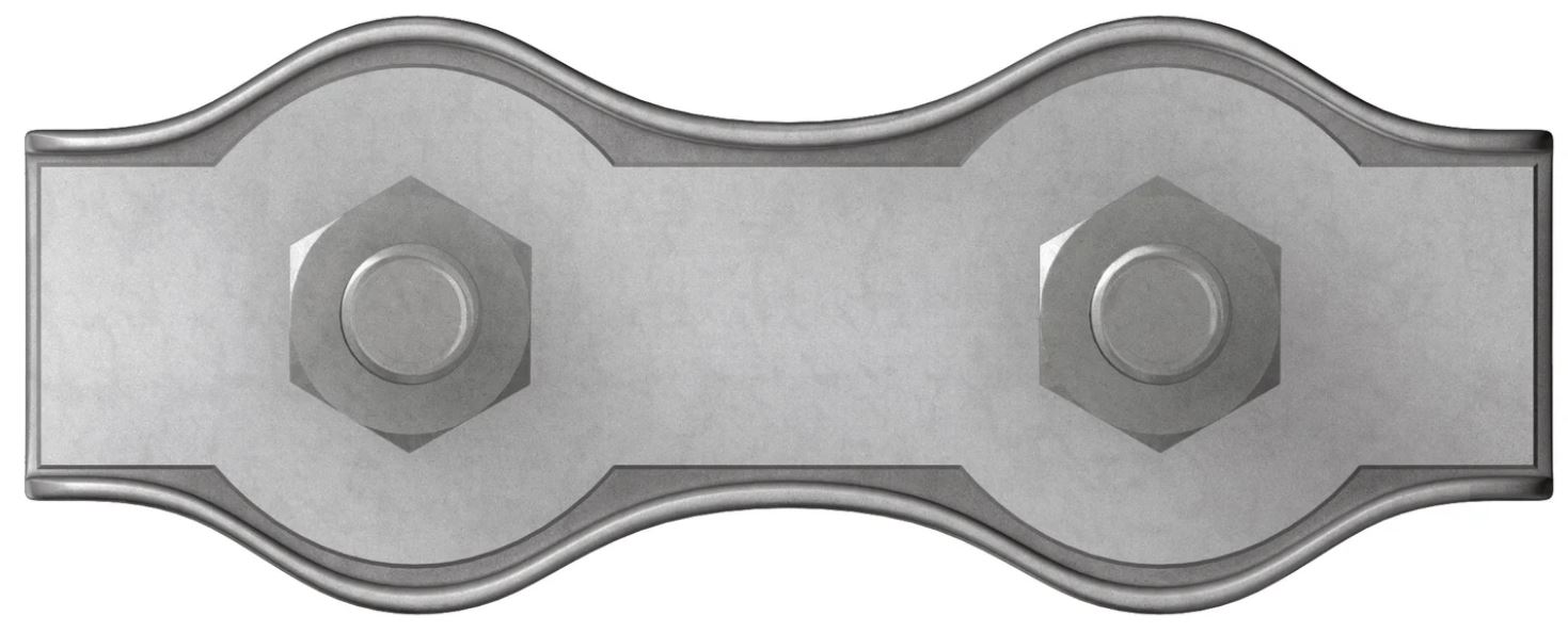 Dörner + Helmer Duplex Drahtseilklemmen 6 mm – Verzinkt, 2 Stück