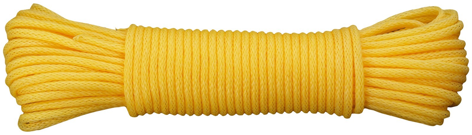 PP-Wäscheleine 5 mm geflochten gelb, 20 m