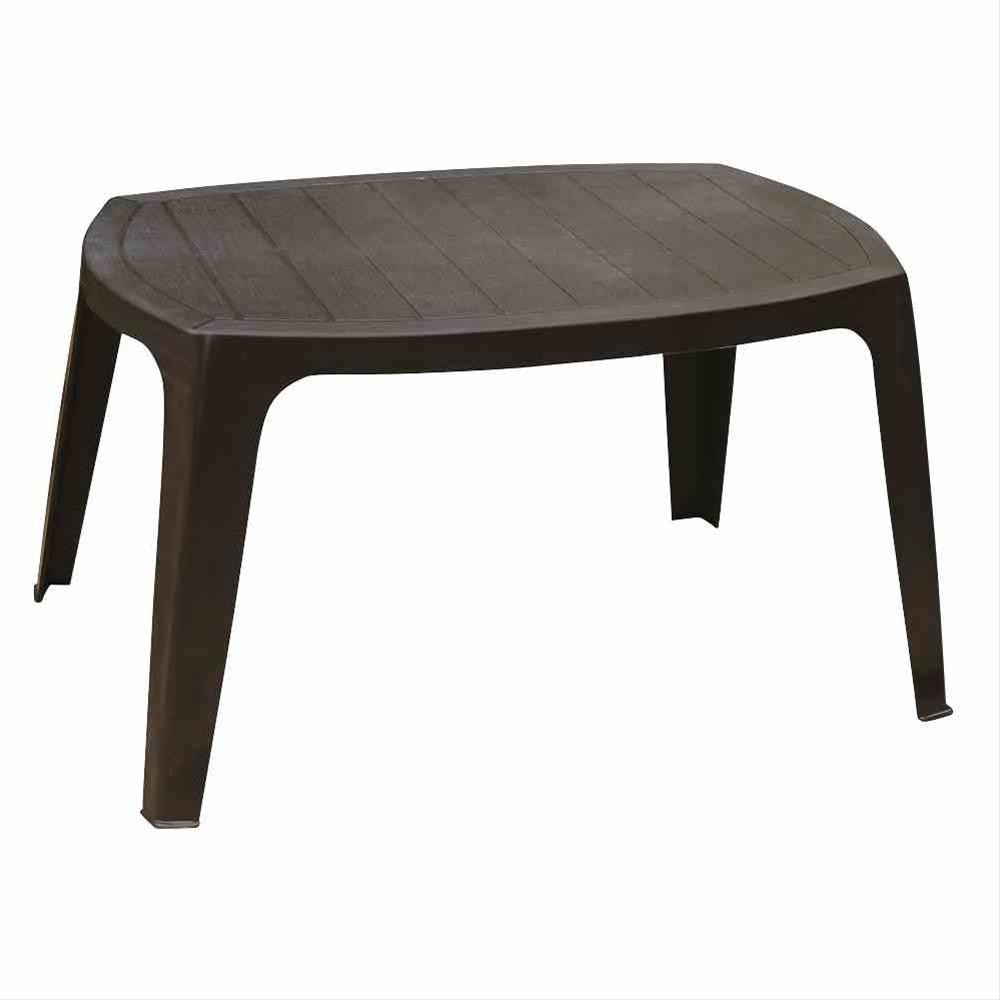 Gartenhocker / Beistelltisch Kai stapelbar Kunststoff anthrazit