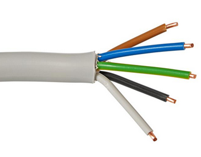 Feuchtraumleitung NYM-J5G2,5 50m