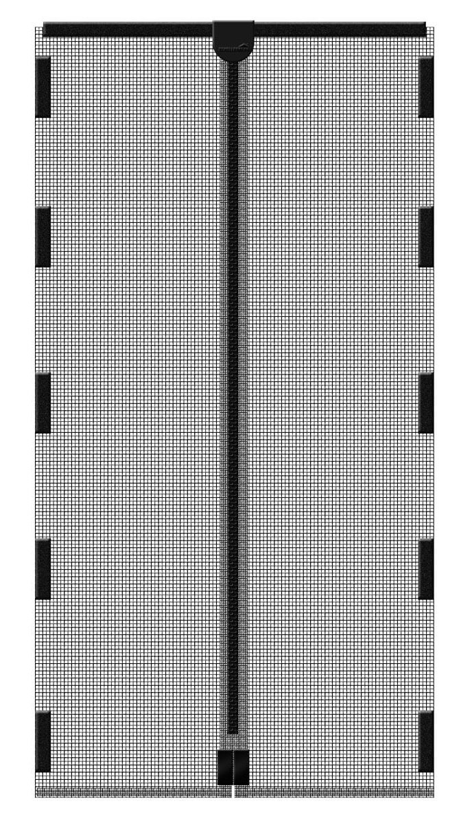 Fliegengitter Magnetvorhang Tür Schellenberg 90x210cm anthrazit