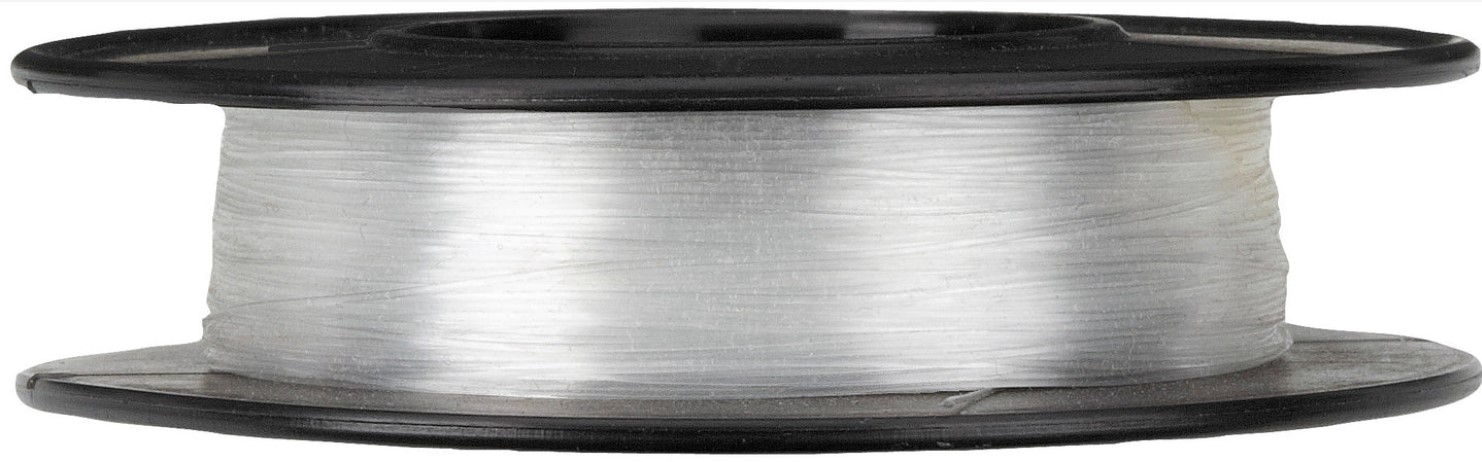 Dörner & Helmer Polyamid-Draht transparent (0,35 mm) – 100 m auf Spule