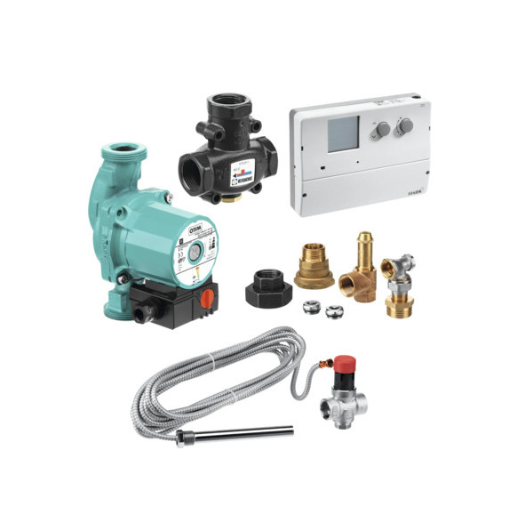 Anschlusszubehör Paket 2 Solar für Hark Kaminofen wasserführend