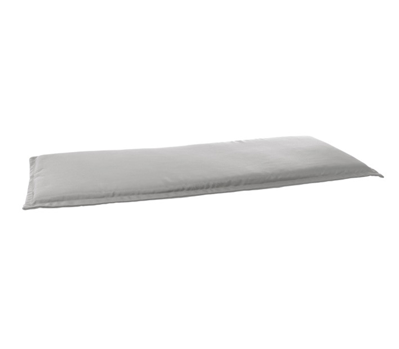 Doppler Auflage für Gartenbank 2-Sitzer 120x45x4cm Look Des. 827 grau