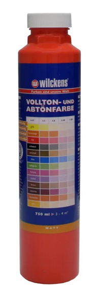 Wilckens® Vollton- und Abtönfarbe Rot matt 750ml